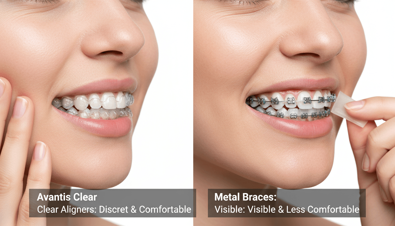 Сравнение элайнеры vs брекеты: без боли и дискомфорта