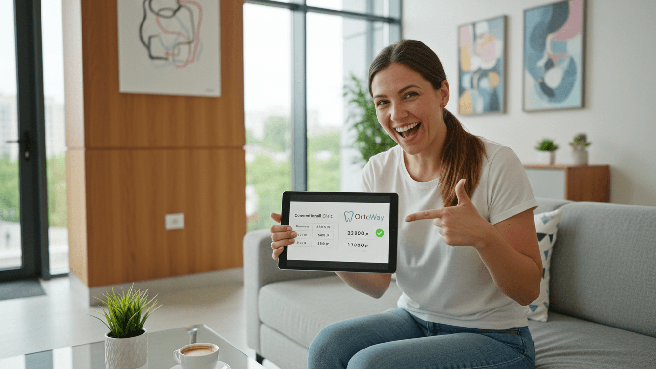 OrtoWay: выгода и экономия при исправлении зубов элайнерами